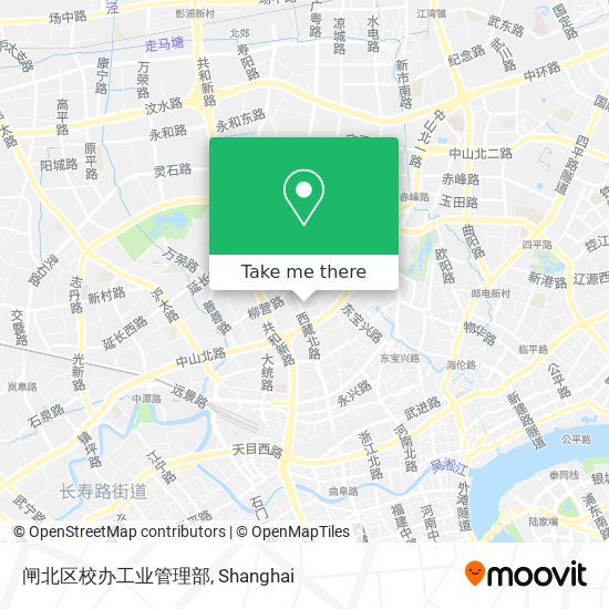 闸北区校办工业管理部 map