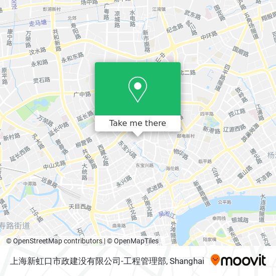 上海新虹口市政建没有限公司-工程管理部 map