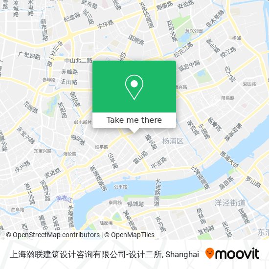 上海瀚联建筑设计咨询有限公司-设计二所 map