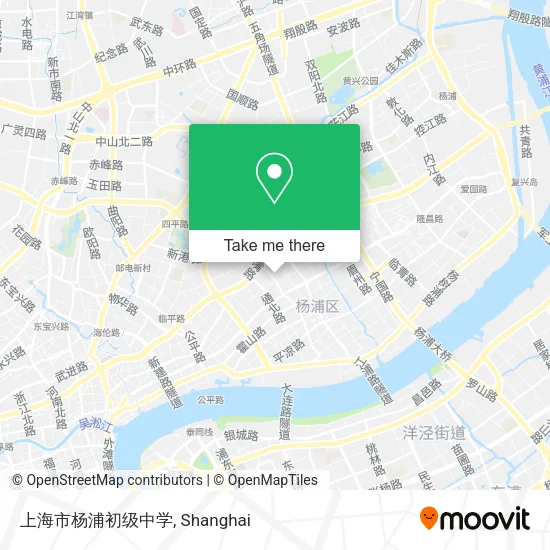 上海市杨浦初级中学 map