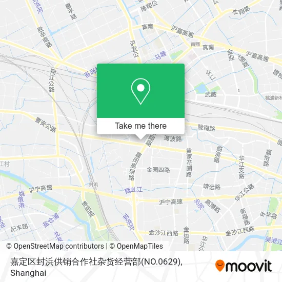嘉定区封浜供销合作社杂货经营部(NO.0629) map