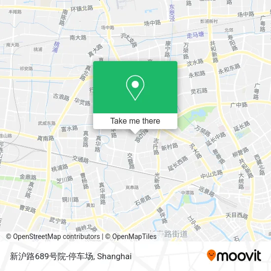 新沪路689号院-停车场 map