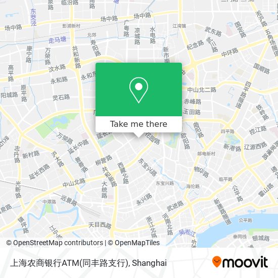 上海农商银行ATM(同丰路支行) map