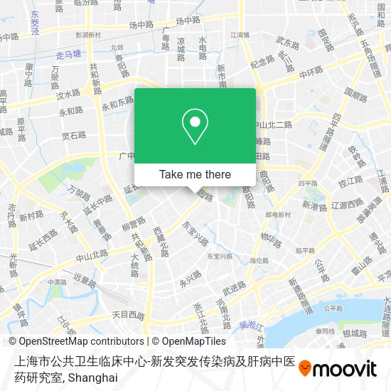 上海市公共卫生临床中心-新发突发传染病及肝病中医药研究室 map