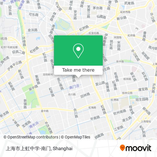 上海市上虹中学-南门 map