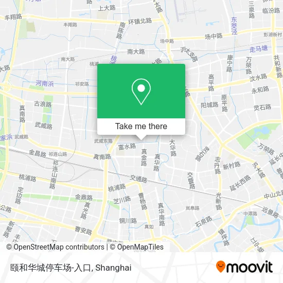 颐和华城停车场-入口 map