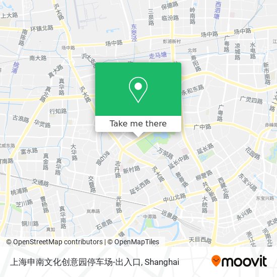 上海申南文化创意园停车场-出入口 map
