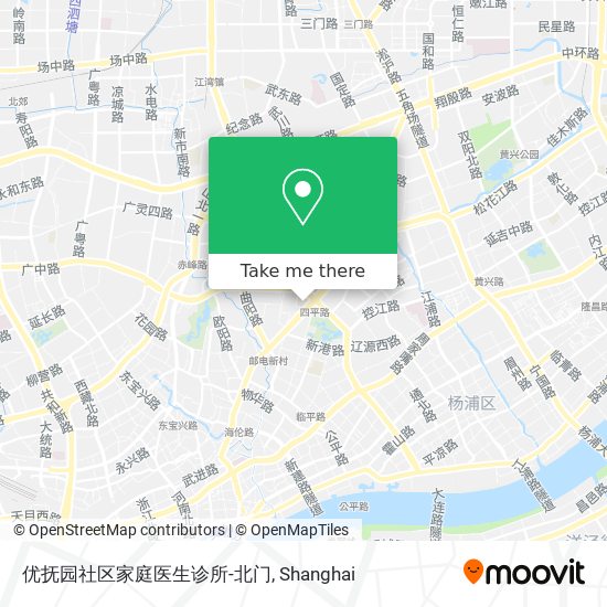 优抚园社区家庭医生诊所-北门 map