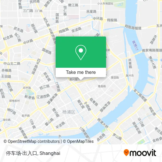 停车场-出入口 map