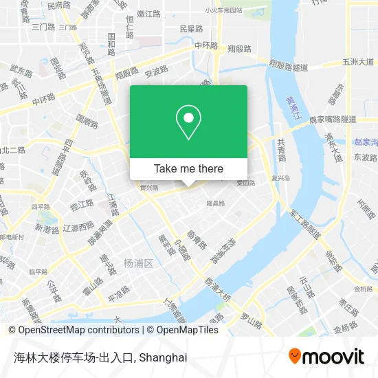 海林大楼停车场-出入口 map