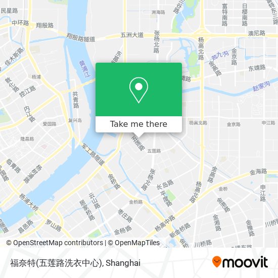 福奈特(五莲路洗衣中心) map