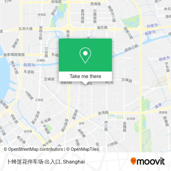 卜蜂莲花停车场-出入口 map