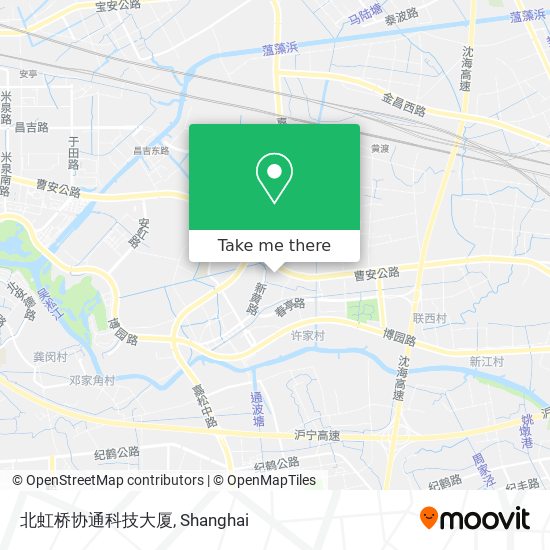 北虹桥协通科技大厦 map