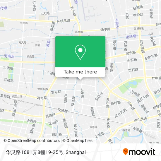 华灵路1681弄8幢19-25号 map