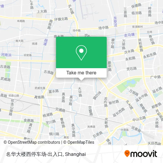 名华大楼西停车场-出入口 map