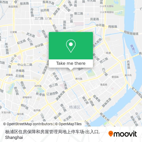 杨浦区住房保障和房屋管理局地上停车场-出入口 map