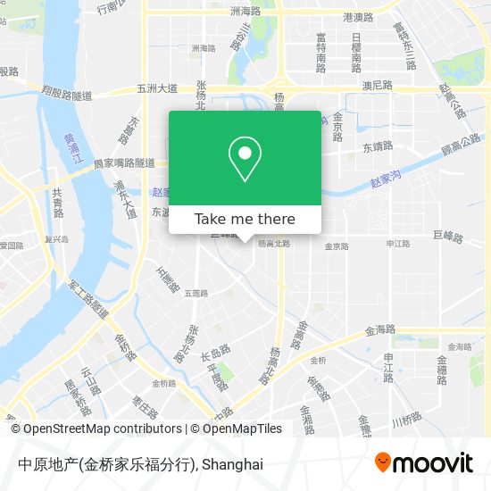 中原地产(金桥家乐福分行) map