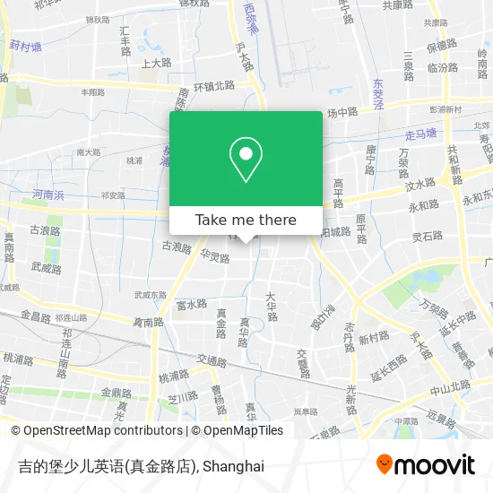 吉的堡少儿英语(真金路店) map