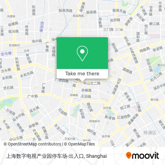 上海数字电视产业园停车场-出入口 map