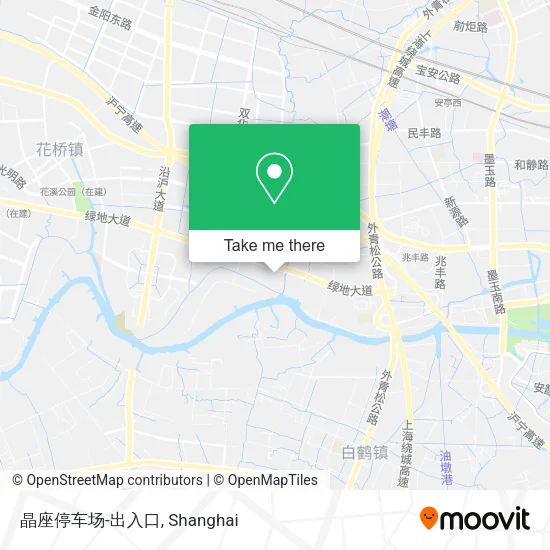 晶座停车场-出入口 map