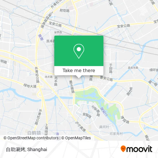 自助涮烤 map