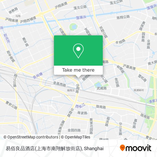 易佰良品酒店(上海市南翔解放街店) map