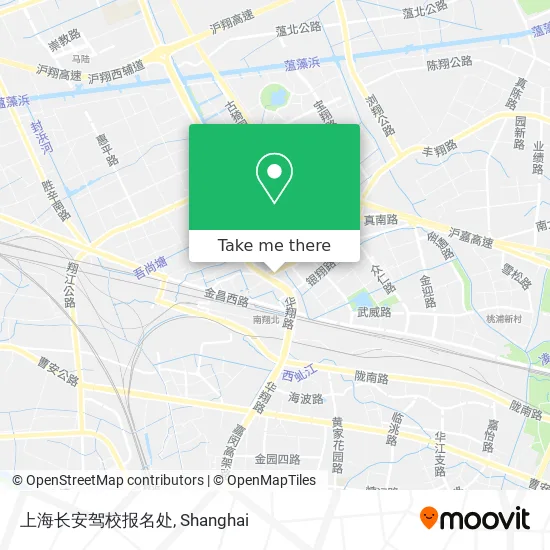 上海长安驾校报名处 map