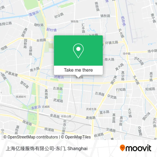 上海亿臻服饰有限公司-东门 map