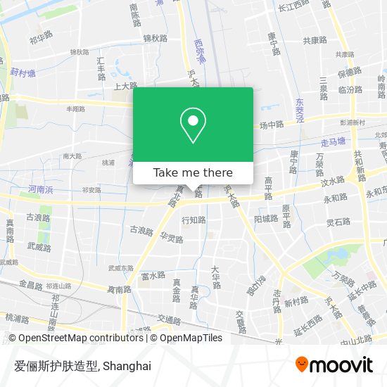 爱俪斯护肤造型 map