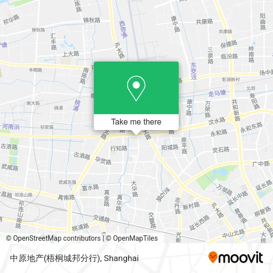 中原地产(梧桐城邦分行) map