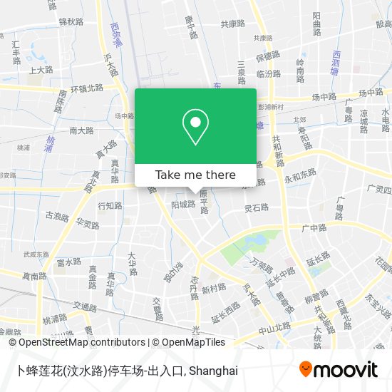 卜蜂莲花(汶水路)停车场-出入口 map