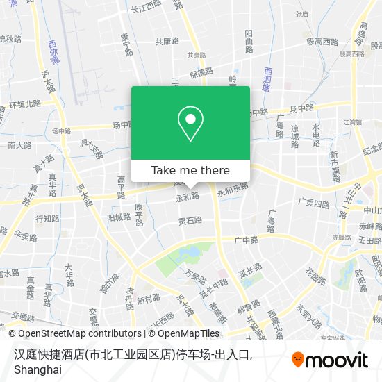 汉庭快捷酒店(市北工业园区店)停车场-出入口 map