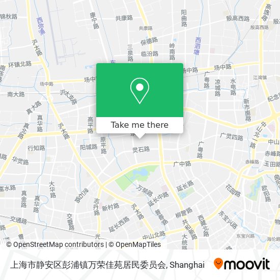 上海市静安区彭浦镇万荣佳苑居民委员会 map