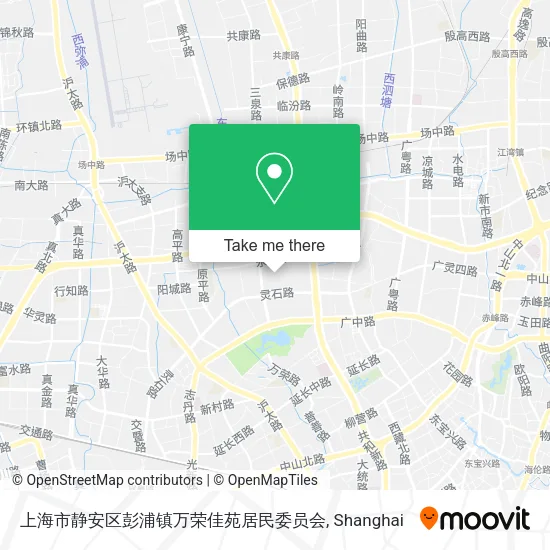 上海市静安区彭浦镇万荣佳苑居民委员会 map