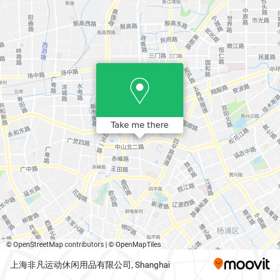上海非凡运动休闲用品有限公司 map