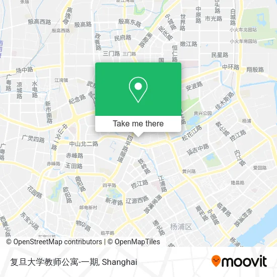 复旦大学教师公寓-一期 map