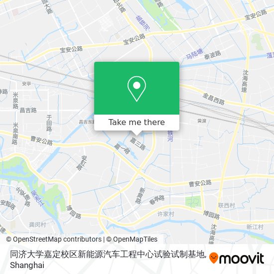 同济大学嘉定校区新能源汽车工程中心试验试制基地 map