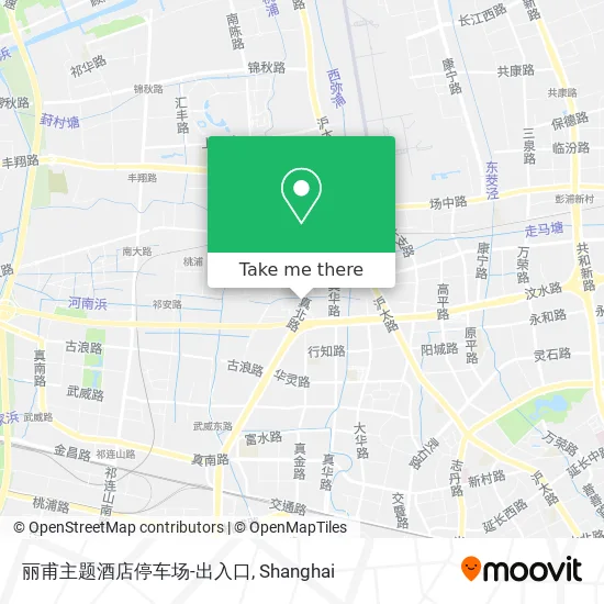 丽甫主题酒店停车场-出入口 map