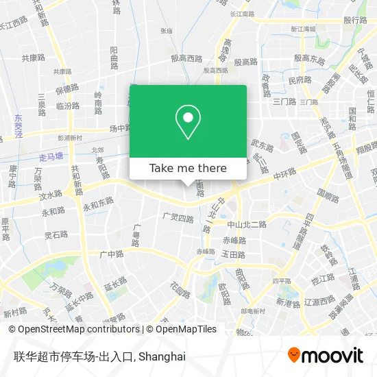 联华超市停车场-出入口 map