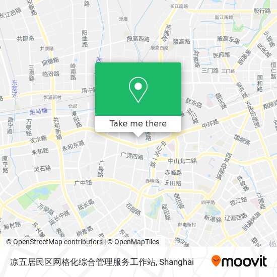 凉五居民区网格化综合管理服务工作站 map