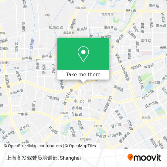 上海高发驾驶员培训部 map