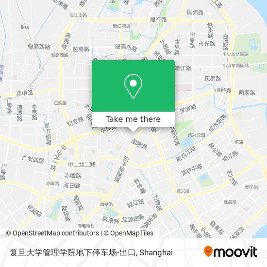 复旦大学管理学院地下停车场-出口 map
