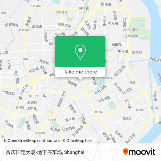 富庆国定大厦-地下停车场 map