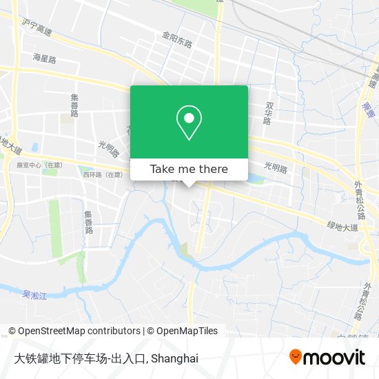 大铁罐地下停车场-出入口 map