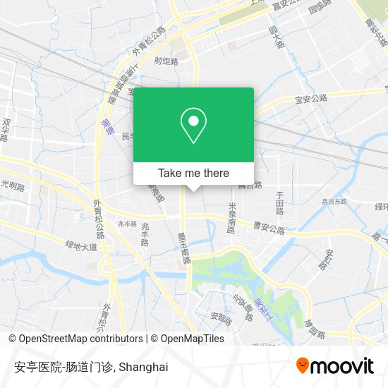 安亭医院-肠道门诊 map