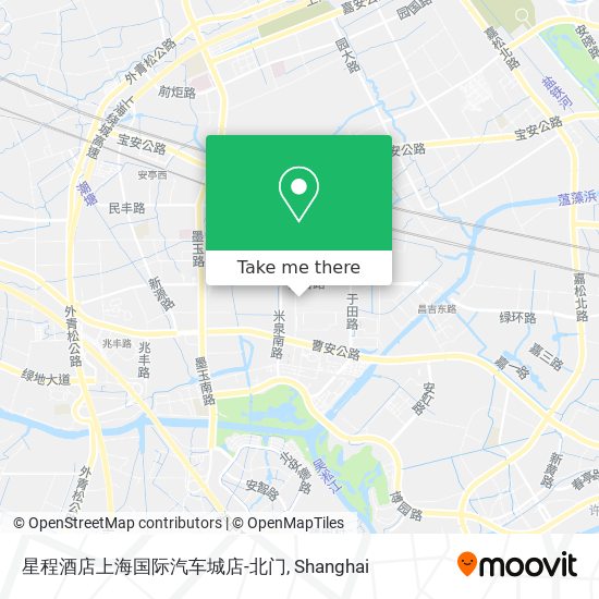 星程酒店上海国际汽车城店-北门 map