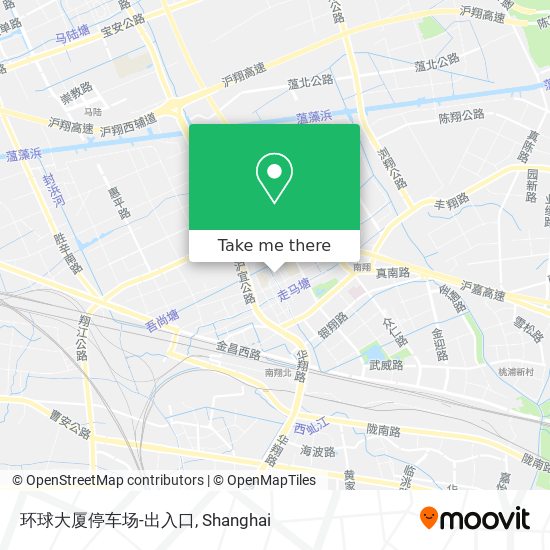 环球大厦停车场-出入口 map