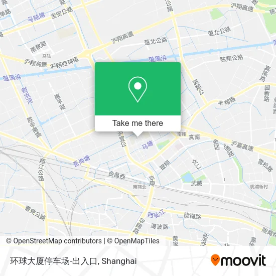 环球大厦停车场-出入口 map