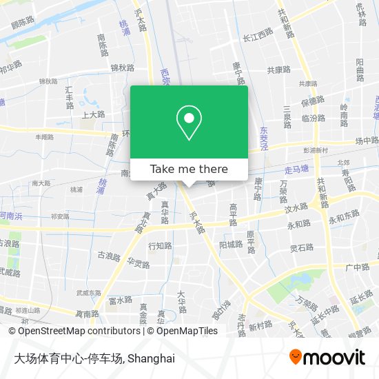 大场体育中心-停车场 map