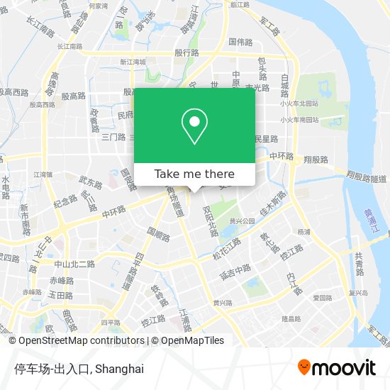 停车场-出入口 map